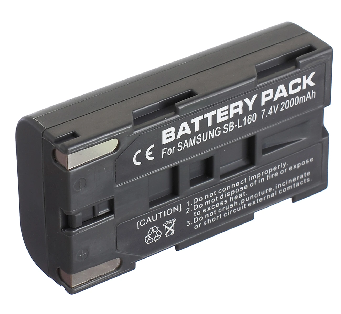 Rechargeable Lithium-ion Battery Pack for Samsung SB-L110A, SBL110A, SB-L160, SBL160, SB-L320, SBL320 2000mAh