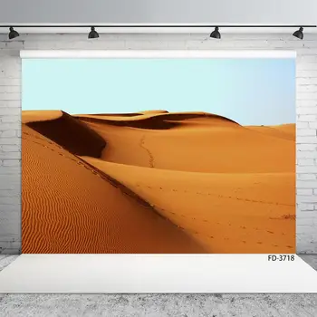 

Wedding Baby Child Portrait Photography Desert Sand Dune Footprint Beautiful Scenery Backdrop Photo Studio Vinyl Background Prop