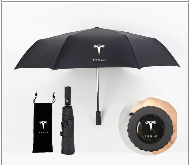 Tesla Large Umbrella Automobiles & Motorcycles