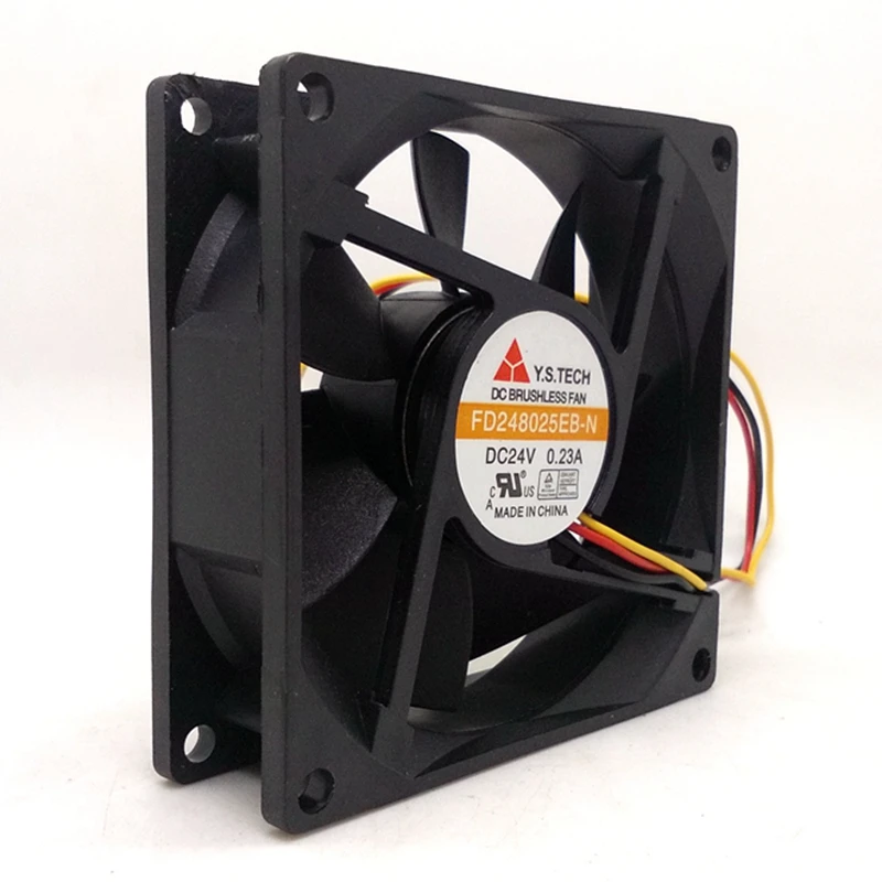 

FD248025EB-N New Original 8025 24V Dual Ball Speed Measurement Silent Fan 8cm Converter Radiator Fan