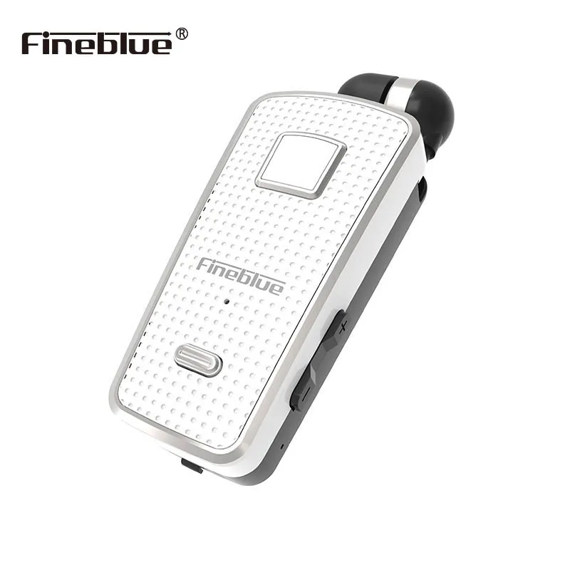 FineBlue F970 Pro call vibration Wireless Bluetooth Collar Clip Headset With Microphone Handsfree Earbud Business Stereo Headset