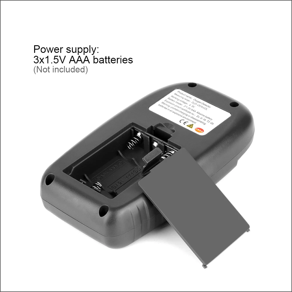 rz detector oxigenio sensor a gas 01