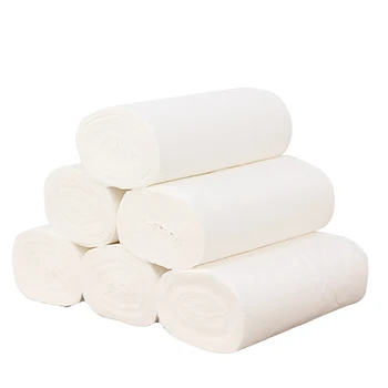 

12 rolls Water Absorption Bath Tissue Wood Pulp Daily Soft 4 Ply Portable Skin Friendly Hotel Toilet Paper Household Restaurant
