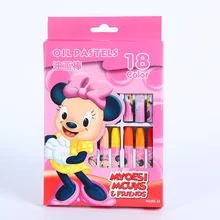Дисней мультфильм 18 цветные карандаши Микки Минни живопись ручка милый живопись поставки студенческий подарок на праздник