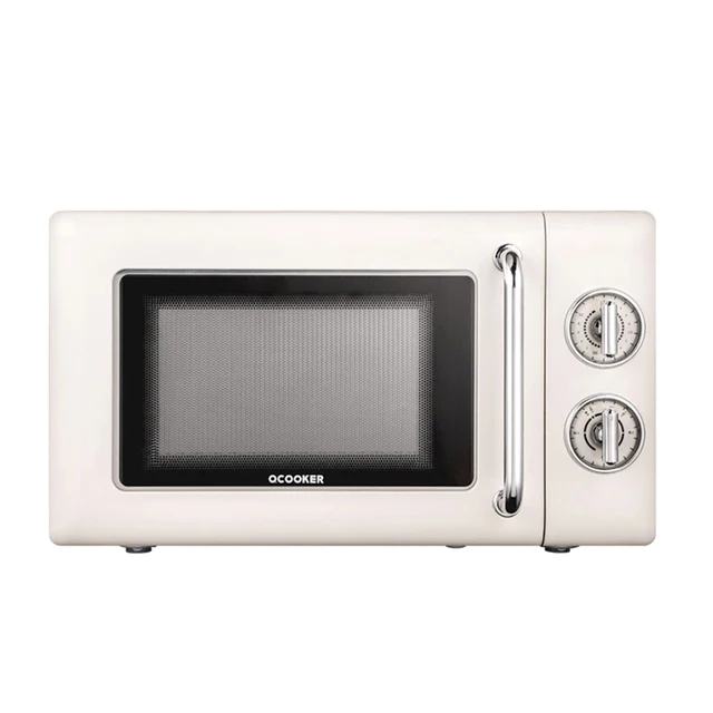 2021 New Qcooker Microwave Ovens Kitchen Electric Appliances Air Con Grill  Bbk Pizza Oven Bake Retro Built-in Turntable 20l - Microwave Ovens -  AliExpress