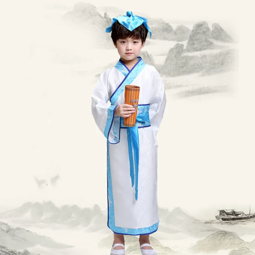 Hanfu танцевальный костюм национальный костюм для маленьких девочек и мальчиков, костюм танга, праздничная одежда, традиционный китайский стиль, платья для выпускного вечера для мальчиков и девочек