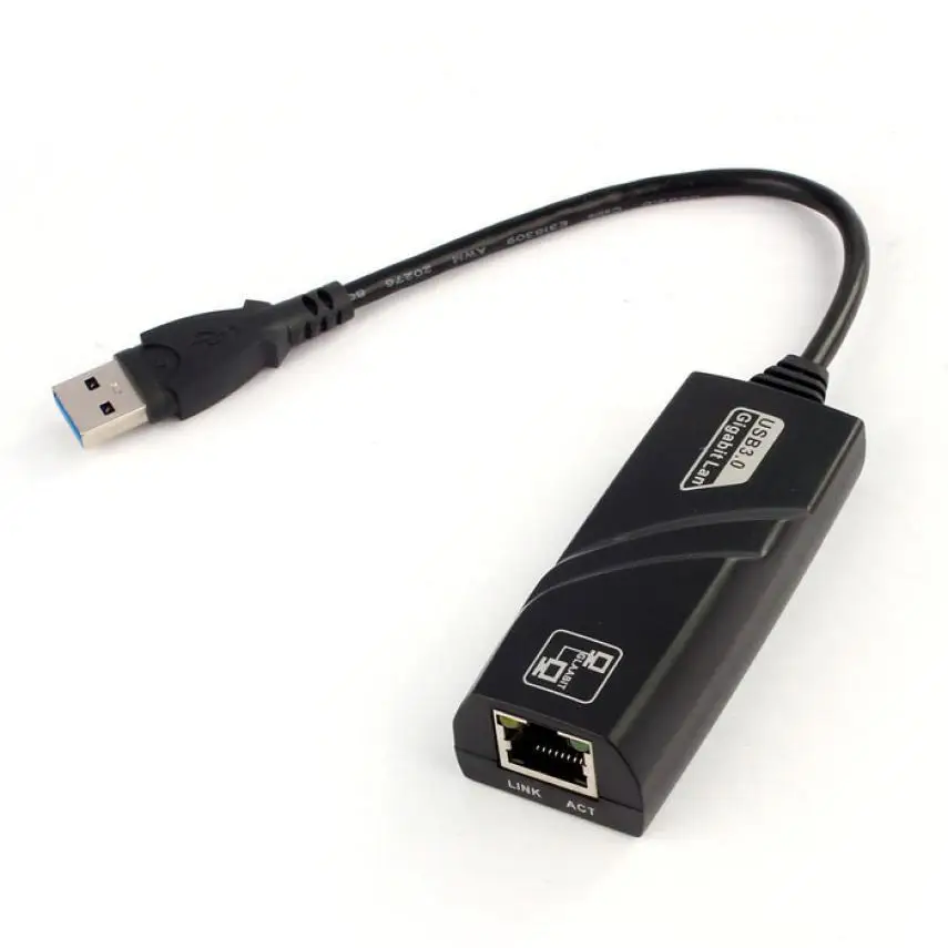 USB 3.0 to 1000M Gigabit Ethernet LAN Network Card USB3.0 to RJ45 Port adapter Cable For Macbook 2015