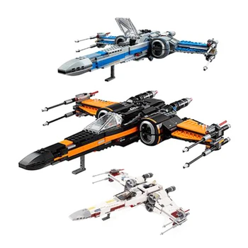 

New lepining Star Wars X Wing Star Tie Fighter Building Blocks Compatible Star Plan Wars Children Toy 75149 79102 75211 75101