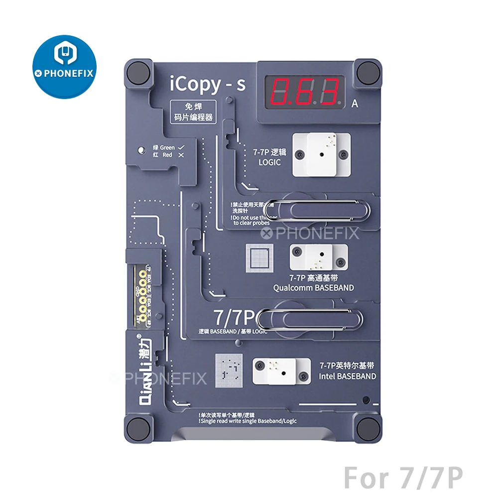 

Qianli iCopy-S Logic Baseband EEPROM Non-Removal tool Same as JC EEPROM CHIP Non-Removal Programmer for iphone 6P/7P/8P/X/XSM