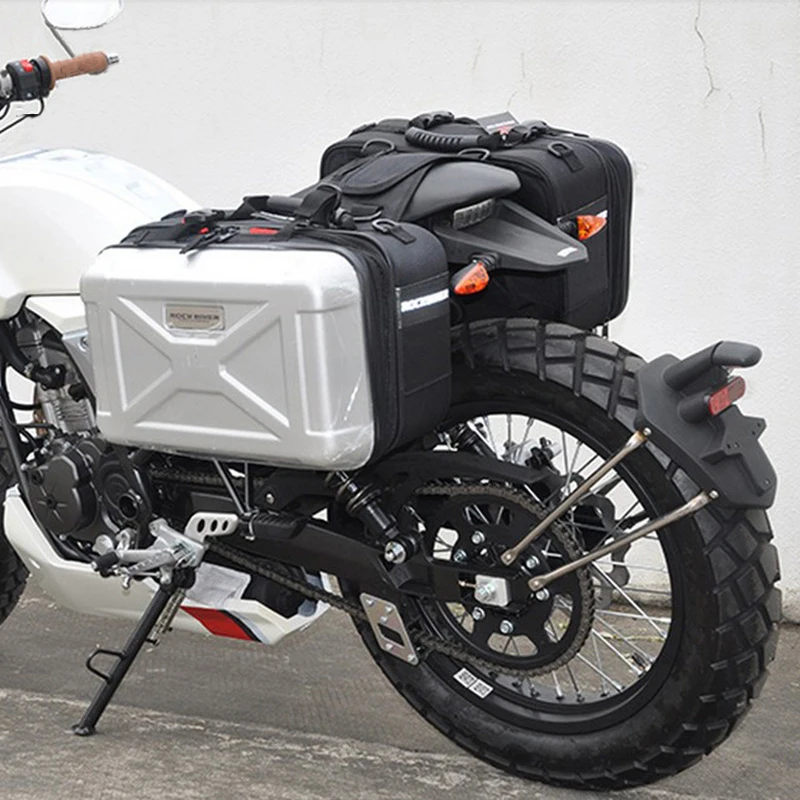 ROCKBIKER жесткая Водонепроницаемая мотоциклетная сумка, багажные сумки, седельная сумка на бак, Sacoche Bauletto Alforjas Moto Maletas Motocicleta Mochila