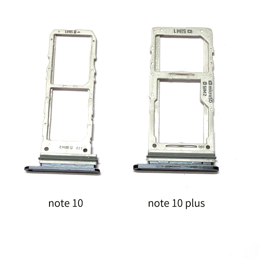 Para Samsung Galaxy Nota 10 N970 Nota 10 5G Nota 10 Plus N975 bandeja de tarjeta SIM sostenedor de la ranura Dual sim