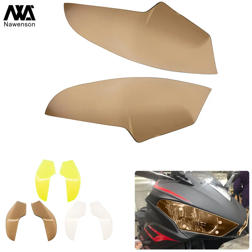 Lâmpada de farol de motocicleta abs, plástico abs, proteção de tela, capa protetora para yzf r3 2015-2018 2017 para yzf r25 2014-2018