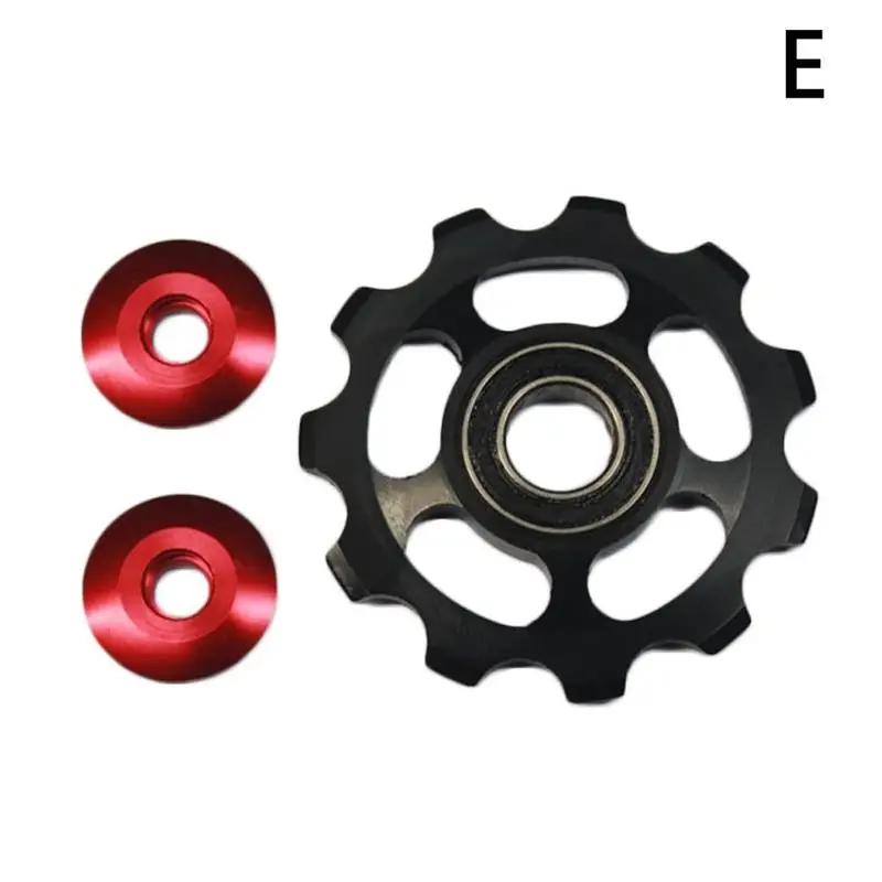 Best 1 PCS Mountain Bike Rear Wheel Guide Wheel 11 Tooth Aluminum Alloy Flywheel Guide Wheel 8