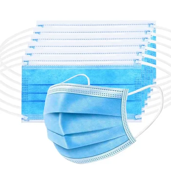 

New 5pcs Anti-Pollution City Cycling Mask 3 Layers Anti-Dust KN95 Nonwoven Elastic Earloop Salon Mouth Face Mask