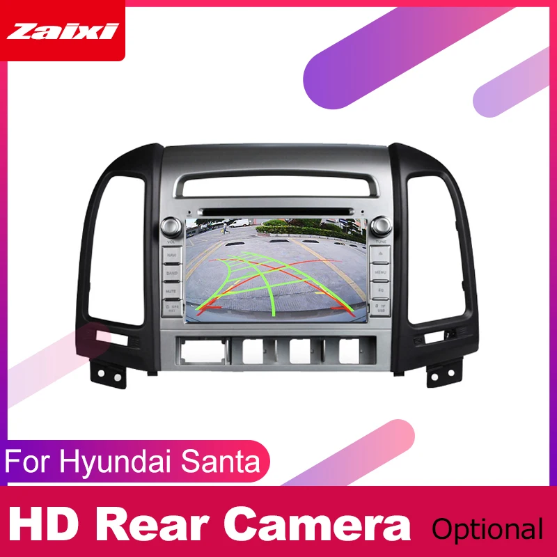 Автомагнитола ZaiXi для Hyundai Santa Fe 2006 ~ 2012 мультимедийная система Android 2 DIN DVD плеер GPS