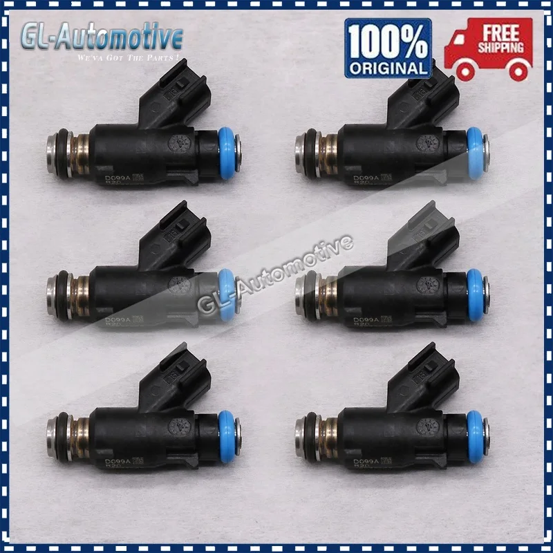 

12592648 Set of 6 Fuel Injectors For Pontiac Montana Chevrolet Uplander Monte Malibu Impala Buick Terrazza Lucerne Saturn Aura