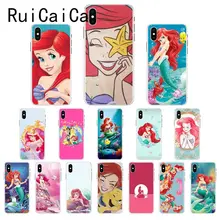 Ruicaica Принцесса Ариэль маленькая Русалка Новинка чехол для телефона Fundas чехол для iPhone 6S 6plus 7 7plus 8 8Plus X Xs MAX 5 5S XR 10