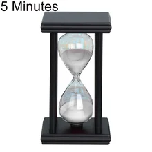  5/15/30min Wooden Sand Clock Sandglass Kitchen School Hourglass Timer Home Decor Hourglass Decoration Personality Birthday Gift 