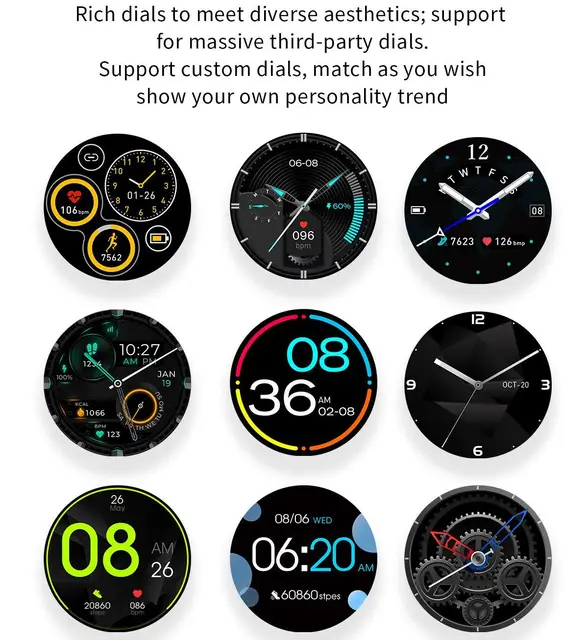 P30 2021 NEW Smart Watch Men 3D Spherical Full Touch Screen Fitness Watches For Men Temperature Heart Rate Monitor  Android ios 3