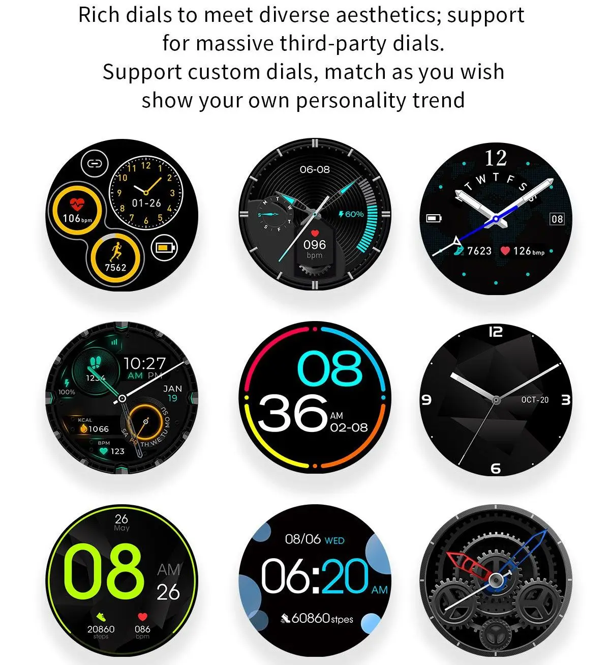 P30 2021 NEW Smart Watch Men 3D Spherical Full Touch Screen Fitness Watches For Men Temperature Heart Rate Monitor  Android ios