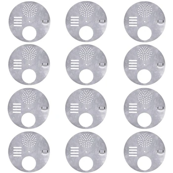 

AFBC Beehive for Nuc Box Disc Gates(Diameter:4-7/8 Inch) Bee Entrance Doors with Galvanized Beekeeping Tool Mouse Squirrel Guard