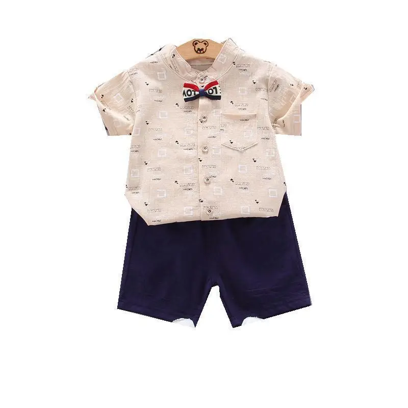 

2020 New Summer Infant Clothes Baby Boys Girls T-shirt Shorts 2pcs/sets Toddler Clothing Kid Garment Children Fashion Tracksuits