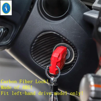

Yimaautotrims Ignition Key Hole Lock Keyhole Switch Decoration Cover Trim Fit For Toyota 4Runner 2010 - 2019 Interior Refit Kit