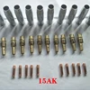 30pcs 15AK Binzel torch/gun consumables electrode and Stainless steel protective cover and link rod tips for MIG welding machine ► Photo 1/6