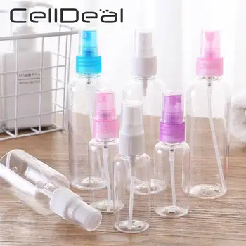 

5pcs 25ml Mini Plastic Clear Empty Cosmetic Spray Bottle Travel Perfume Atomizer Lightweight And Easy To Carry Everyday