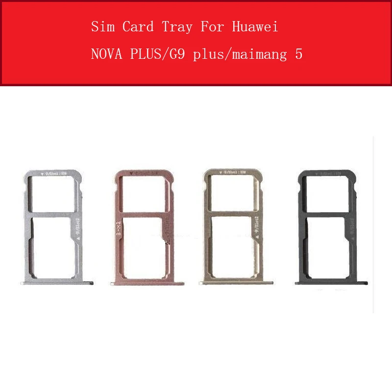 Держатель лотка для карт памяти и sim-карты Huawei NOVA G9 Plus Maimang 5 Слот считывателя