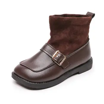 

Kids Martin Boots Autumn Winter New Leather Children Showing Shoes Keep Warm Fashion Kids Botas Boys Girls Toddler Boots Child