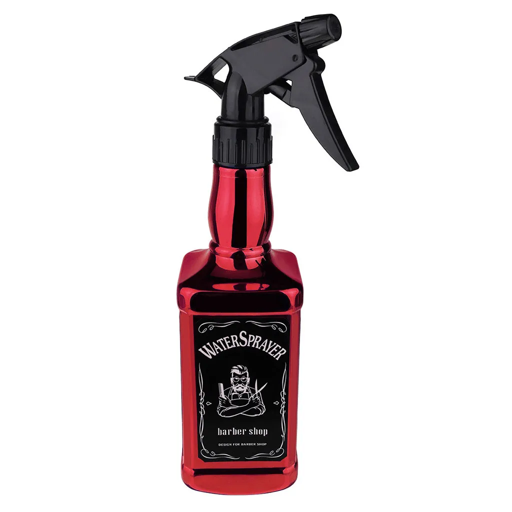500ML Hairdressing Spray Bottle Empty Bottle Refillable Mist Bottle Salon Barber Hair Tools Water Sprayer Care Tools - Цвет: Red