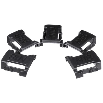 

5 PCS Battery Mounts 3D Printed for M.L.AUKEE M18 18V Storage Holder Shelf Rack Stand Slots Battery