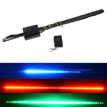 

Super Bright 56CM RGB 147 Modes Strobe Scanner Strip Wireless Remote Control Strip Light 12V 48 LED Knight Rider Warning Light