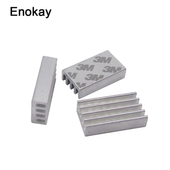 

Wholesale 50 Pieces Lot Silvr Heat Sink 20x11x5mm Router IC Heat Sink Aluminum Cooling Fin 20*11*5
