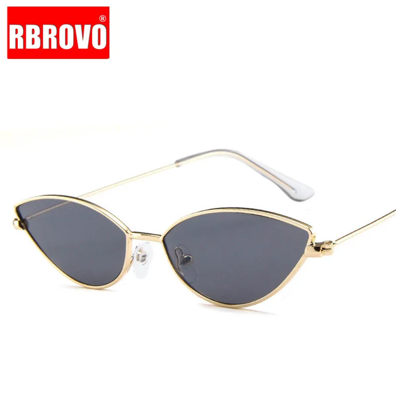 2020 маленькие зеркальные солнцезащитные очки RBROVO женские круглые брендовые