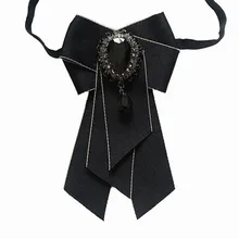 High-end Korean Bridegroom's Wedding Bow Tie Fashion Retro Gentleman's Dress Bow Tie British Men's Suit White Shirt Accessories