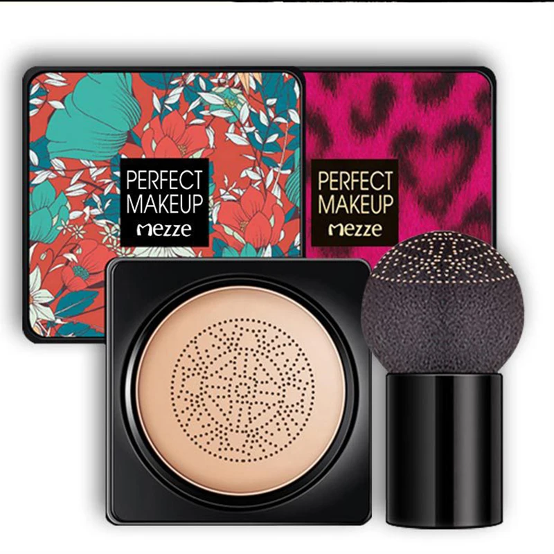 

Air Cushion BB Cream Concealer Moisturizing Foundation Makeup with Mushroom Puff