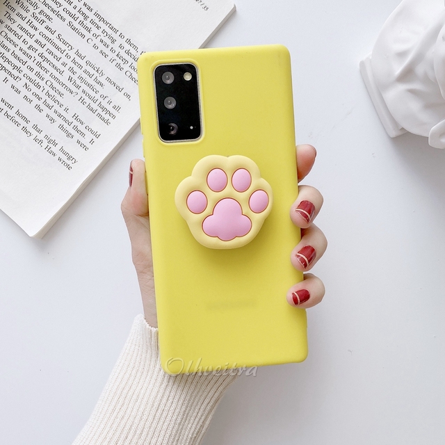 Cartoon Phone Holder Case For OPPO A9 A5 2020 A92 A52 A72 A91 A11X A1K Find X2 F11 Pro A7 Cover Soft Silicone TPU Stand Case