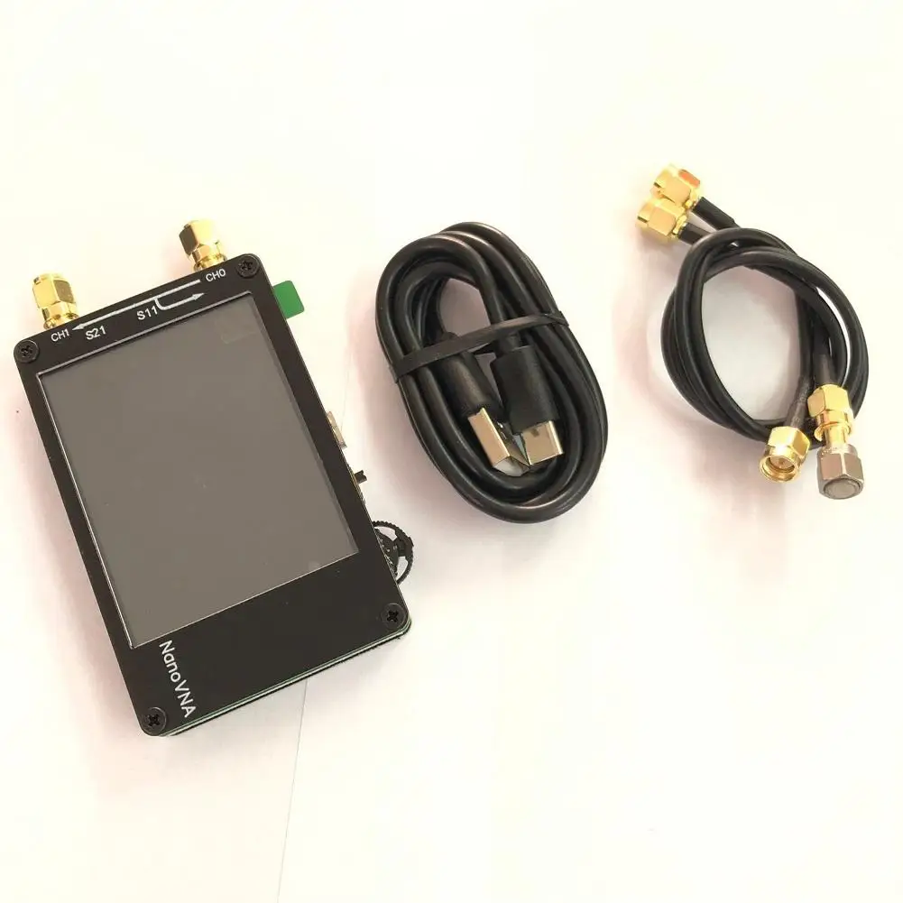 NanoVNA VNA 2.8Inches LCD HF VHF UHF UV Vector Network Analyzer 50KHz-900MHz Antenna Analyzer Built-in Battery