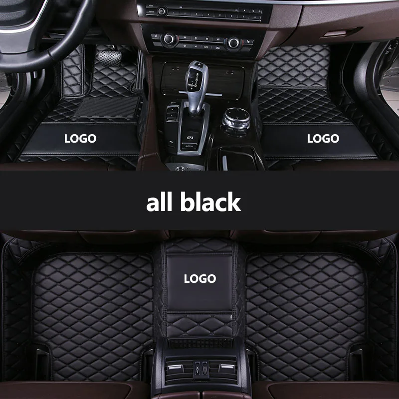 kalaisike Custom LOGO car floor mats for Toyota All Models land cruiser