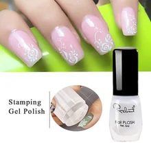 Штамповочный Лак 5 мл Черный Белый золотистый гель лак для ногтей УФ Гель-лак для ногтей отмачиваемый лак штамповка лак для ногтей