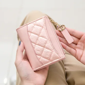 

Wallet Female Short Student Korean Version Cute 2020 New Fashion Simple Folding Coin Purse Portafoglio Donna Carteras De Mujer