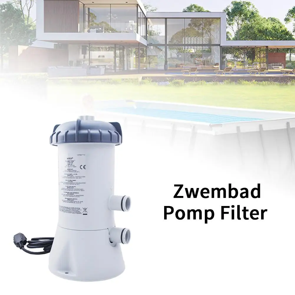 

Swimming Pool Filter Pump Pool Cleaner 220v Filter Pump Circulation Pump Siphon Principle Swiming Pool Purifier Replaceable Core