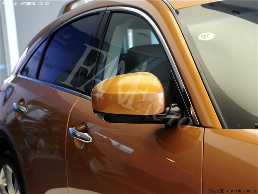 Настоящая крышка зеркала заднего вида из углеродного волокна для Infiniti FX37 FX35 2009