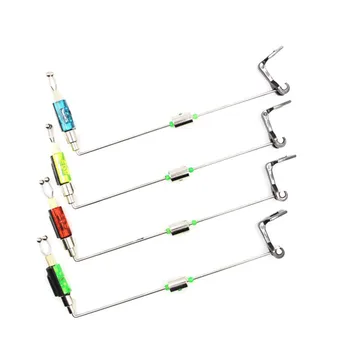 

New High Quality Fishing Alarm Iron Fishing Bite Hanger Swinger LED Illuminated Indicator Fishing Tackle Tools