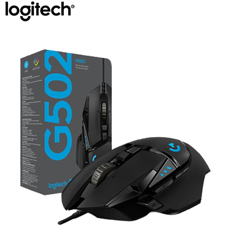 Logitech G403/G502/MX518/G402/G302/G102/G300s Wired Gaming Mouse  Programmable RGB Gamer Mouse For LOL PUBG Fortnite Overwatch CS