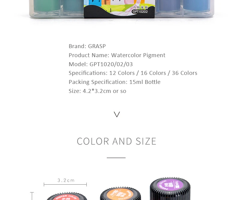 12/24/36 Цвета Портативный путешествия твердый пигмент воды Цвет набор красок с водой Цвет кисть для рисования товары для рукоделия