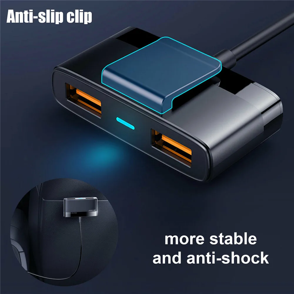 6,2 A 5 Anschlüsse USB Autoladung Schnelles Aufladen für iPhone 12 Xiaomi Huawei Handy-Ladeadapter im Auto_voghion.com