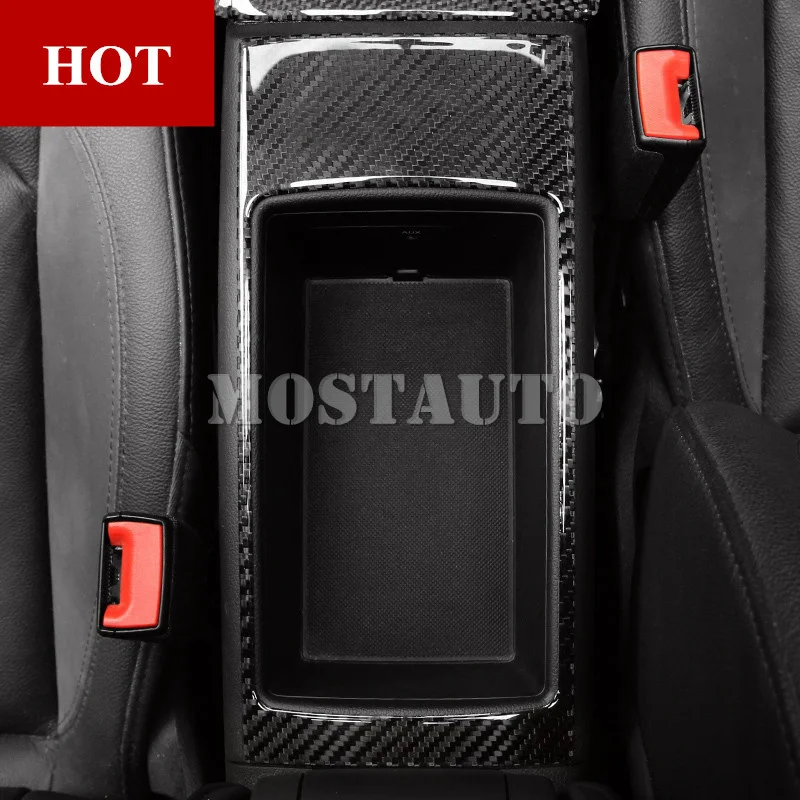 Подлокотник для консоли Audi A3 S3 из углеродного волокна коробка хранения чехол
